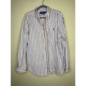 Ralph Lauren Men's‎ Classic Fit Striped Button Down Shirt